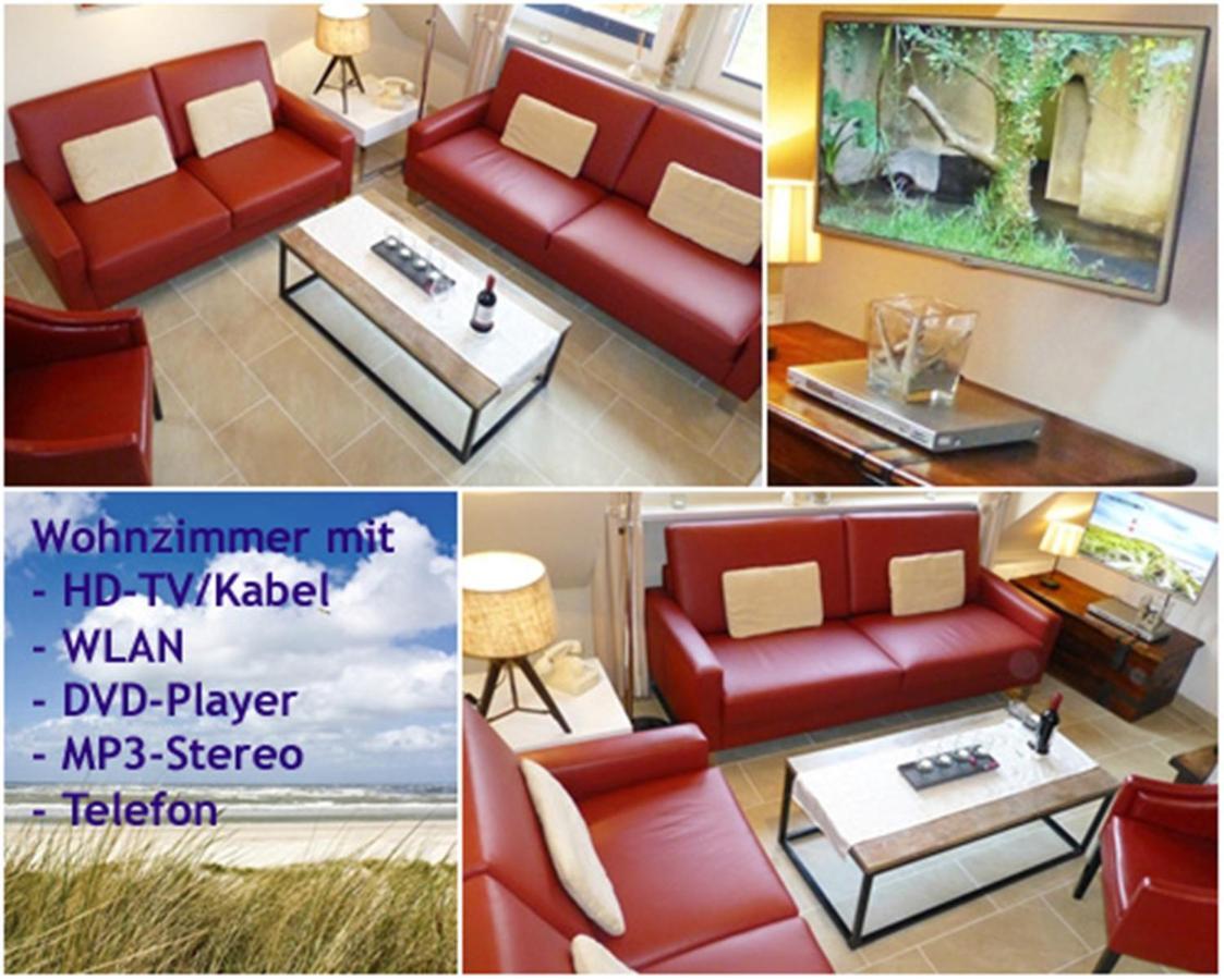 3-Zimmer-Ferienwohnung Deichwiese Westerland 1-3 Personen Екстериор снимка