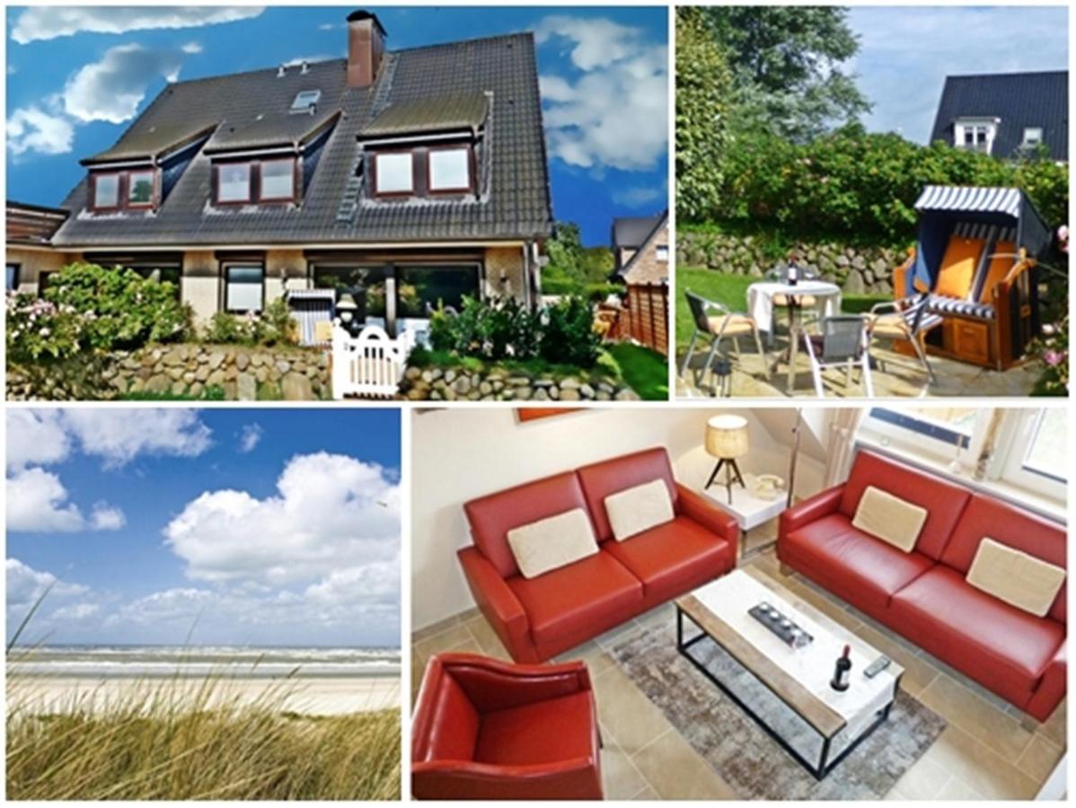 3-Zimmer-Ferienwohnung Deichwiese Westerland 1-3 Personen Екстериор снимка